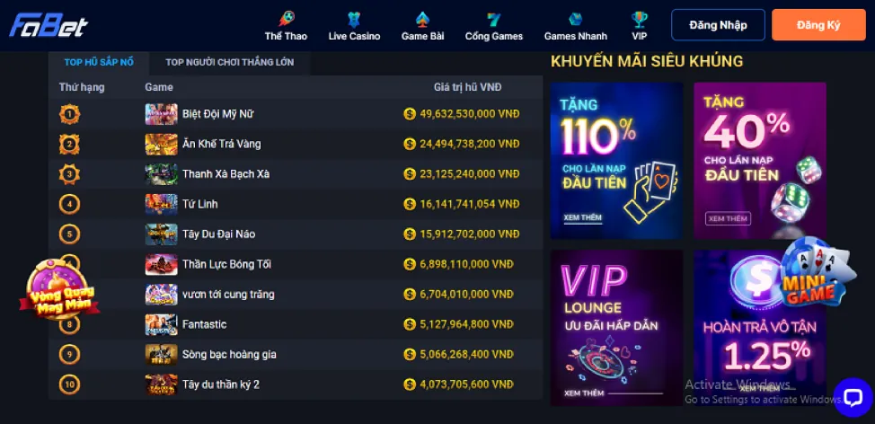 Sảnh Evolution Gaming tại FT88